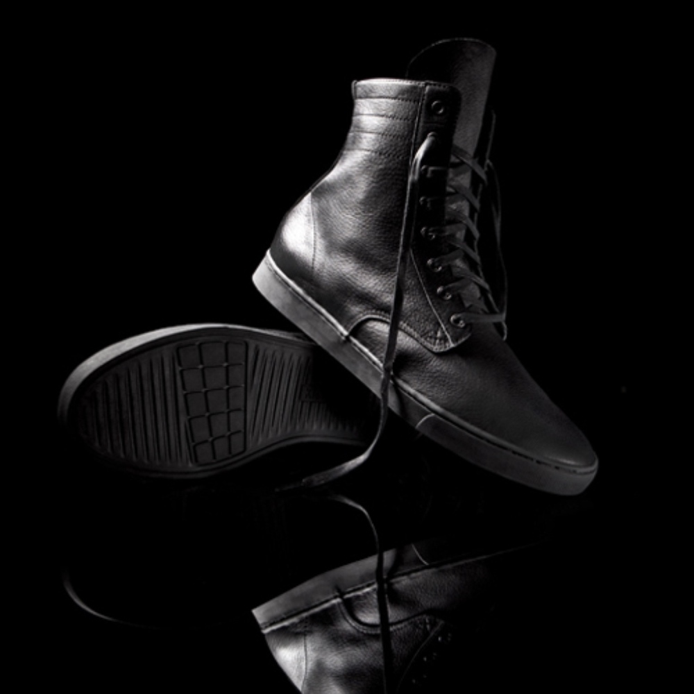 KR3W Franklin Black Full Grain Boot 8